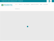 Tablet Screenshot of friendshiptrain.org